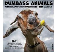 Willow Creek Press, Calendrier mural 2027 Motif animaux Dumbass
