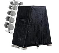 Dumbbell Rack Cover - 58x38x66cm Waterproof Heavy Duty Protector | Oxford Cloth Dumbbell Bracket Dust Cover for A-Frame Fitness Equipment Stand Indoor Home Gym