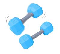 Dumbbell Rattle - 4.72 Inches ABS Sensory Teething Toy, Lightweight
