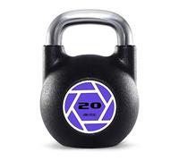 Dumbbells Gym Kettlebell Polyurethane (PU) + Forged Steel Non-Slip Handle and Base Suitable for Home Fitness Exercise Sports Weight Training (Size : 18 kg) ()