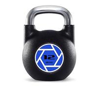 Dumbbells Gym Kettlebell Polyurethane (PU) + Forged Steel Non-Slip Handle and Base Suitable for Home Fitness Exercise Sports Weight Training (Size : 18 kg) ()