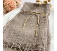 dumbbz 32x32 cm 50 pièces Vert Sauge rétro Gaze Coton Serviette torchon fête de Mariage Table de noël décor bavures Serviettes