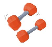 Dumbnat, Jouet De Pisolin, Jouet D'Entraînement De 2 Moins Haltères, Léger Et Impliquant Jeu Ratties, Dent De Dents Avec Signe Sensoriel Pour Les Nouveaux Parents