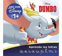 Dumbo. Aprende las letras: a, e, i, o, u, p, l, m, s (Leo con Disney Nivel 1+): .