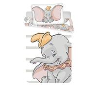 Dumbo Disney - Parure de Lit Bébé - Housse de Couette Coton