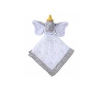 Dumbo éléphant Gris Grand Doudou Plat Lange Blanc Et Gris 40 X 40 Cm - Peluche Disney Enfant Et Bebe - Naissance