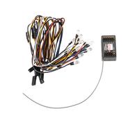DumboRC RéCepteur X6DC 2.4G 6CH avec Ensemble de Modules de Carte de Commande de Bande Lumineuse LED pour Accessoires de Remplacement D'éMetteur de