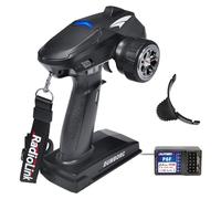 DUMBORC X4 2.4GHz 4-Channel RC Radio Transmitter and Receiver X6F with Fail-Safe & Low Voltage Alarm Function Mixed Mode for Rc Vehicle Car Boat Tank Model Parts Remote Controller