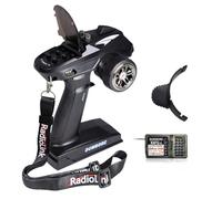 DUMBORC X6 2,4 GHz 6 canaux RC émetteur Radio et récepteur X6FG (Bulit in Gyro) avec Sangle de Cou pour véhicule RC, Voiture, Bateau, réservoir, modèle, pièces de télécommande