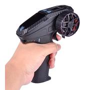 DUMBORC X6PM-350 Mini émetteur et récepteur RC indiquant la basse tension sans fil Contrôleur RC pour voitures télécommandées camion/chenille/course/bateau/réservoir