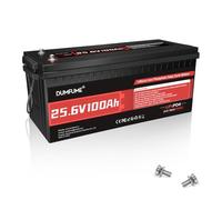 Dumfume Batterie LifePO4 24V 100Ah avec Protection Basses Températures