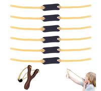 DUMGAR 6 Élastiques Unilatéraux en Silicone pour Lance Pierre Haute Élasticité Élastique de Remplacement pour Lance Pierre Adulte Puissant Mélange de Silicone Robuste Adapté aux Lance-pierres