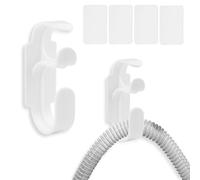 Dumhuts 2 pièces Support de Tuyau CPAP, Support pour Appareil Respiratoire CPAP, Stable et Sans Enchevêtrement, Système de Suspension pour Masque CPAP, Accessoire Améliorant le Confort du Sommeil
