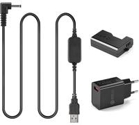 Dummy Battery + 5V-8.4V USB Cable Driver ACK-E10 + QC3.0 USB Charger Adapter for Canon 1500D 2000D 1300D 1200D 1100D Rebel T3 T5 T6 T7 X80 X90