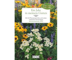 Dumont Calendrier hebdomadaire 2025 avec portraits de plantes et conseils pratiques, entretien du jardin et des plantes, 21 x 29,7 cm, avec de nombreux conseils utiles