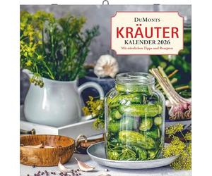 DUMONT Calendrier mural Dumonts 2026 avec brochures, 30 x 30 cm, avec recettes, conseils et photos, pour les amateurs d'herbes et les cuisiniers amateurs : avec conseils et recettes utiles