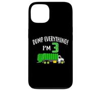 Dump Everything I'm 3 Chemise pour Enfants Camion Poubelle Anniversaire Coque pour iPhone 13