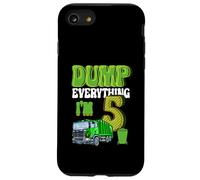Dump Everything I'm 5 Year Old Camion poubelle 5e anniversaire Coque pour iPhone SE (2020) / 7 / 8