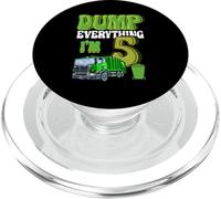 Dump Everything I'm 5 Year Old Camion poubelle 5e anniversaire PopSockets PopGrip pour MagSafe