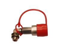 Dump Truck Air Take Off Valve Lockable Dust Cap 90 Degree Brass Elbow