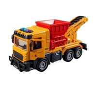 Dump Truck Toy, Electric Construction Vehicle, Light Sound Transport Truck, Interactive Play Engineering Toy for Adults Outdoor Sand Farm Dirt Race Track Birthday Educational Building 25x8.8x12cm
