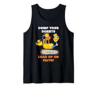 Dump Your Doubts, Load up on Faith! Kids Construction Animal Débardeur