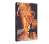 DUMPER Poster sur toile Singer Laufey - Décoration pour chambre à coucher, bureau, chambre - Cadeau - 30 x 45 cm