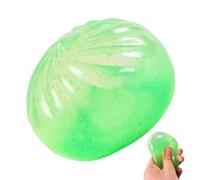 Dumpling Fidget Ball, Bun-Shaped Stress Relief Toy, Soft Squishy Slow-Rebound Foam for Kids Adults, Fun and Calming Sensory Toy Home Office Travel Car Ride, Meditation, Or Waiting Room