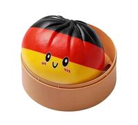 Dumpling Fidget - Jouet sensoriel pour sandwich de 4 pouces, boule à pression à main douce, forme innovante avec design à texture lisse | de l'anxiété pour la salle d'exercices, la relaxation dom