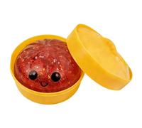 Dumpling Géant Pailleté, Puzzle Élastique Mystérieux avec Boîte Vapeur, Dumplings Arc-en-Ciel Accessoire Sensoriel Antistress, Pâte Souple de Détente pour Enfants et Adultes
