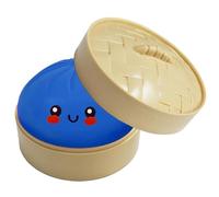 Dumpling - Jouet Anti-Stress 100g | Boule à Presser en Forme de Nourriture | Boîte mystère Fidget, Jouet sensoriel à montée Lente, jout de Bureau élastique pour Panier de pâques et Cadeau d'a