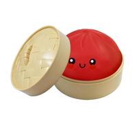 Dumpling - Jouet Anti-Stress 100g | Boule à Presser en Forme de Nourriture | Boîte mystère Fidget, Jouet sensoriel à montée Lente, jout de Bureau élastique pour Panier de pâques et Cadeau d'a