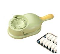 Dumpling Maker 2 in 1 Dough Press Set Dumpling Skin Maker Mould Kitchen Gadget Green dough press