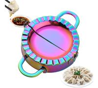 Dumpling Maker - Empanada Press/Machine Mould, Safe Healthy Stainless Steel Kitchen Tool For Dumpling Making, Wrap Two At A Time