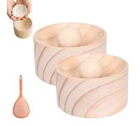 Dumpling Maker Wood, Dumpling Wrapper Maker, Presse à Pâte En Bois, Ustensile De Cuisine Manuel Pour Obtenir Des Feuilles De Pâte Uniformes Pour Les Wontons Et Les Gyozas (2)