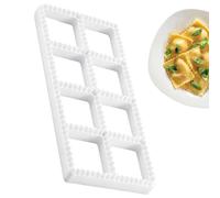 Dumpling Press - 8-Hole Pasta Heart Round Square Press Cutter | Manual Dumpling Maker for Pie Cookie Empanada Ravioli Kitchen Home Restaurant Party Gathering