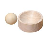 Dumpling Skin Maker - Manual Pastry Dough Press, Natural Wooden Hand Pie Style, 10x4cm Base Size, Lightweight 150g Mass, Solid Beech Wood Material, For Home Kitchen & Cooking