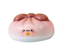 Dumpling Squishies Glitter Anti Stress, Balle Stress Maltose Slow Rise, Jouet Fidget Sensoriel Souple pour Enfants et Adultes, Boîte Vapeur Incluse