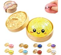Dumpling Squishy Cute Stress Relief, Slow Rising Squishy Dumpling for Adults, Sensory Fidget Squeeze for Desk & Office (AA)