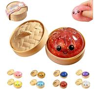 Dumpling Squishy Cute Stress Relief, Slow Rising Squishy Dumpling for Adults, Sensory Fidget Squeeze for Desk & Office (GG)
