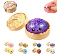 Dumpling Squishy Cute Stress Relief, Slow Rising Squishy Dumpling for Adults, Sensory Fidget Squeeze for Desk & Office (EE)