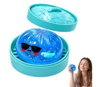 Dumpling Squishy,Glitter Squishy Dumpling,Jouet Anti-Stress, Slow Rising Bao Bun Balle Anti-Stress pour Enfants & Adultes (B)