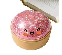 Dumpling Squishy Mystère Géant - Balle Anti-Stress Pailletée Rare Rose, Jouet Sensoriel à Écraser avec Boîte Vapeur, Cadeau Surprises pour Enfant Ados Adultes, Décompression pour Classe Bureau