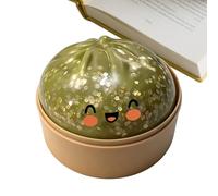 Dumpling Squishy Mystère Géant - Balle Anti-Stress Pailletée Rare Rose, Jouet Sensoriel à Écraser avec Boîte Vapeur, Cadeau Surprises pour Enfant Ados Adultes, Décompression pour Classe Bureau