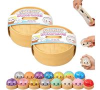 Dumpling Squishy Mystery,2026 Nouveau Glitter Squishy Dumpling,Fun Surprise & Stress Relief for Busy Days,Random Colors (Aléatoire 2pcs)