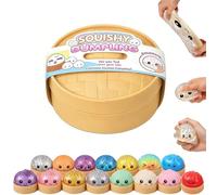 Dumpling Squishy Mystery,2026 Nouveau Glitter Squishy Dumpling,Fun Surprise & Stress Relief for Busy Days,Random Colors (Aléatoire 1pcs)