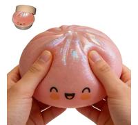 Dumpling Squishy Toys - Jouet géant mystère Squishy Dumpling Fidget Balle Anti-Stress sensorielle | Conception Mignonne de à Vapeur, Jouet Mignon de soulagement de l'anxiété, pâte de décompres