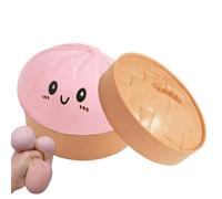Dumpling Stress Relief Toy - Slow Rising Squeeze Ball, Soft Sensory Fidget | Calming Hand Accessory for Kids, Adults, Home, Office, Study, Travel, Party, Classroom, Goodie Bag, Favors
