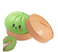 Dumpling Stress Relief Toy - Slow Rising Squeeze Ball, Soft Sensory Fidget | Calming Hand Accessory for Kids, Adults, Home, Office, Study, Travel, Party, Classroom, Goodie Bag, Favors