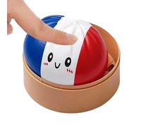 Dumpling Toy Ball, Realistic Cute Bun, Soft Tool with Flag Style, Toy for Kids Teens, Fun Aid, Practical Support for Adults Soccer Fans Home School Office Travel Relaxation Holiday Celebration Event